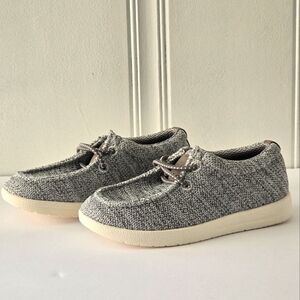 Gray Casual Knit Shoes